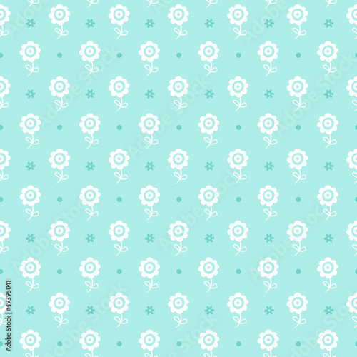 Seamless floral pattern. Flowers texture for kids.