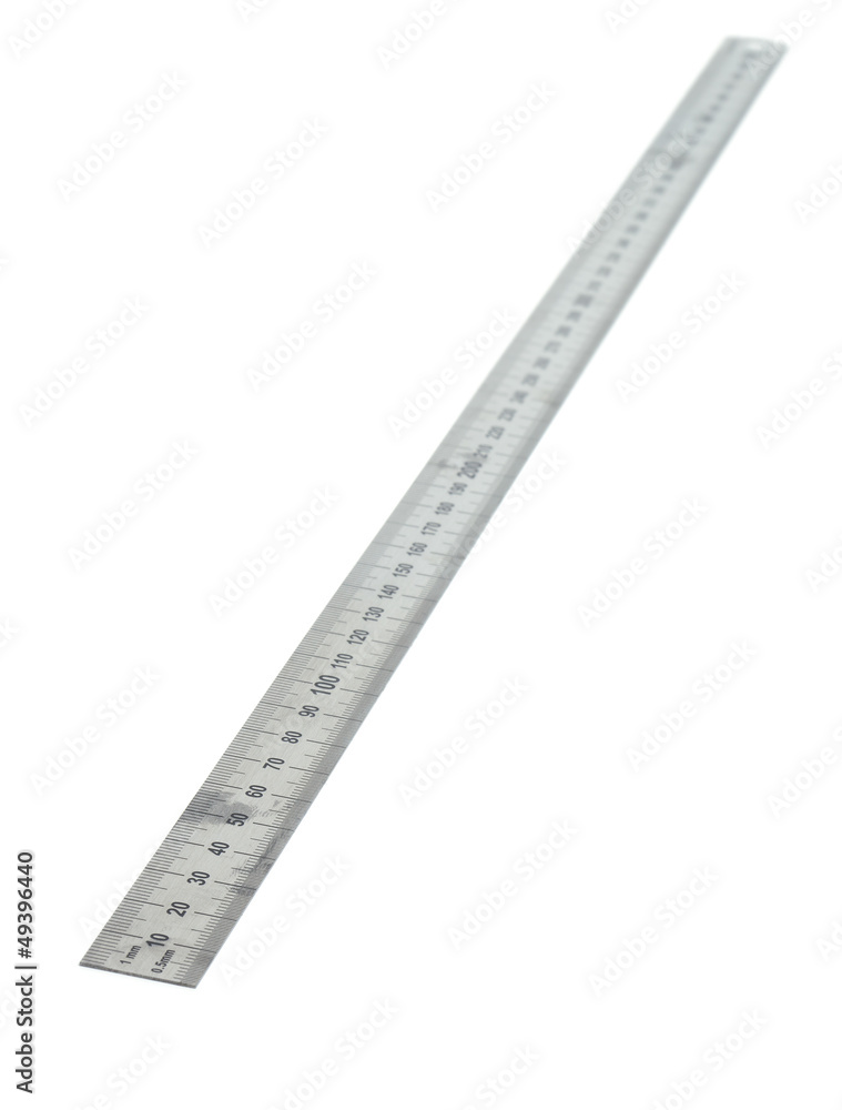 Straight metal ruler Straight metal ruler