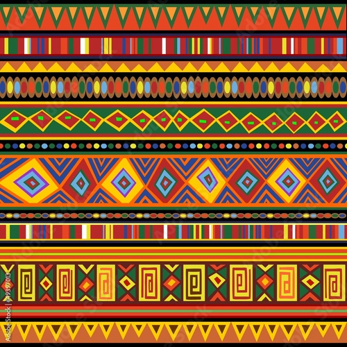 Ethnic Colorful Pattern Africa Art-Etnico Colori Arte Africa