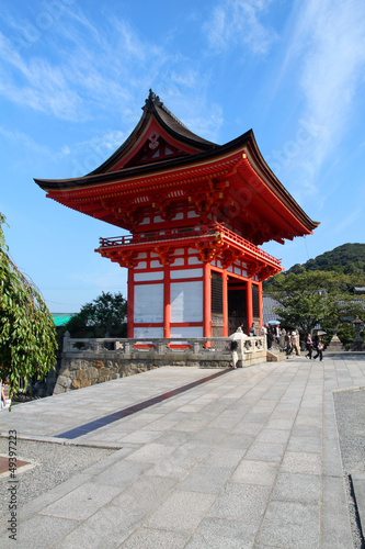 Kiyomizudera Temple, Kyoto, Japan..