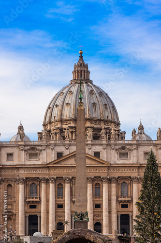 St. Peter's Basilica in Vatican City in Rome, Italy. © Sergii Figurnyi
