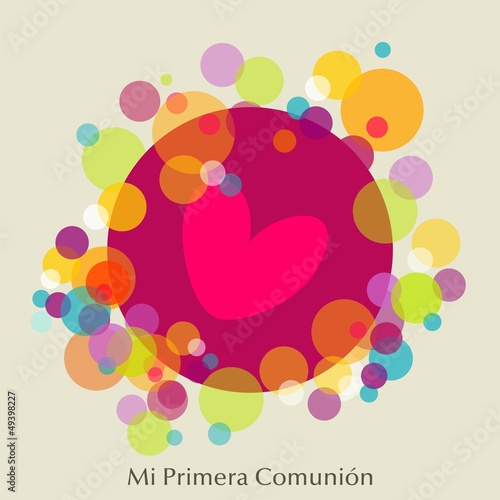 MI PRIMERA COMUNION