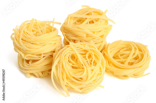 Fettuccini pasta nests