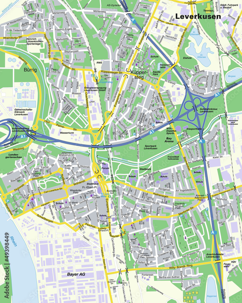 Obraz premium City_Leverkusen