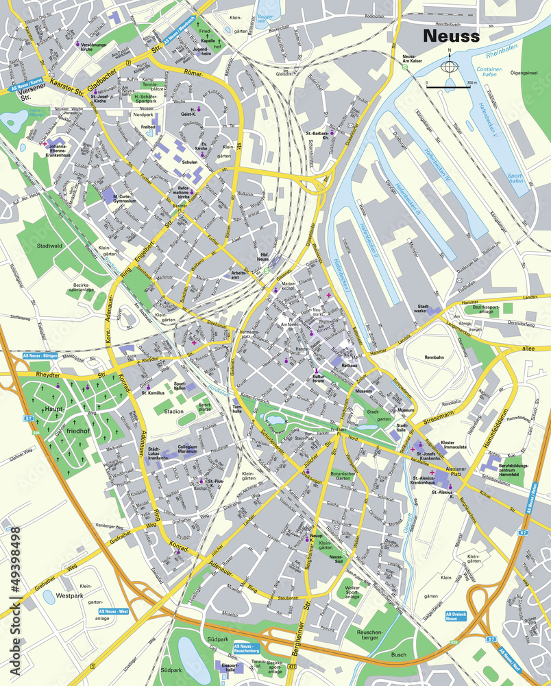 Fototapeta premium City_Neuss