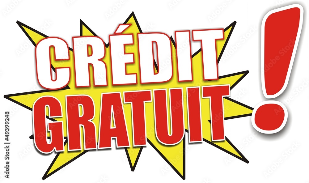 étiquette crédit gratuit étiquette crédit gratuit