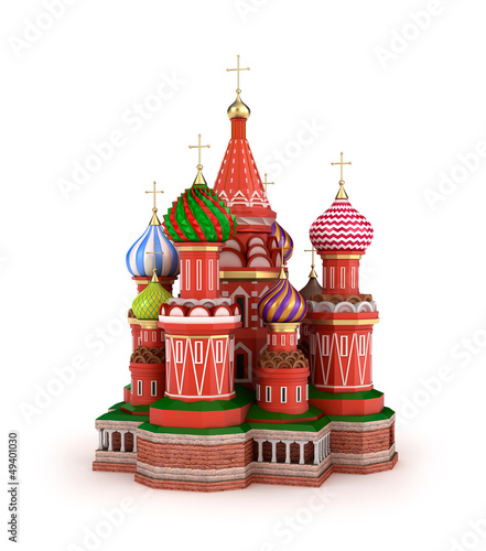 Cathedral on the Red Square in Moscow, Russia