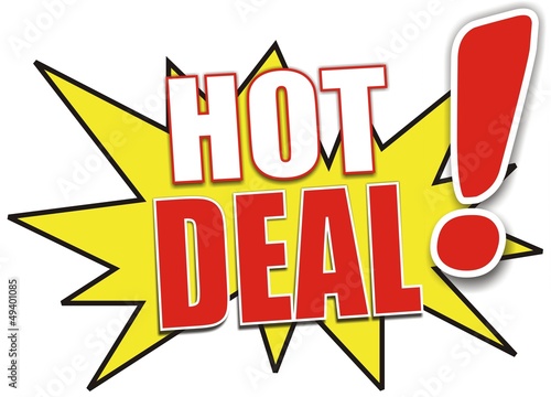 étiquette hot deal