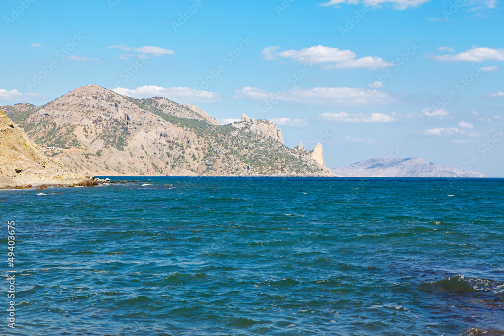 beatiful landscape with mountain and blue sea beatiful landscape with mountain and blue sea