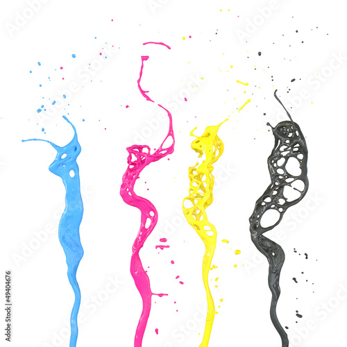 cmyk color splash