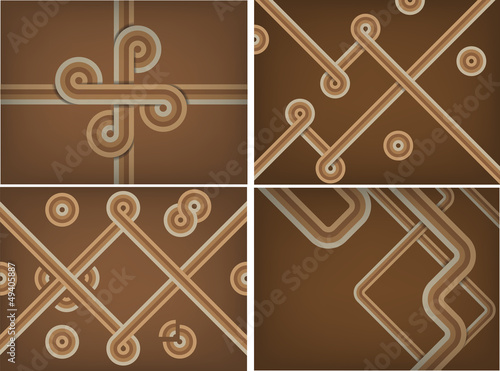 Abstract retro backgrounds