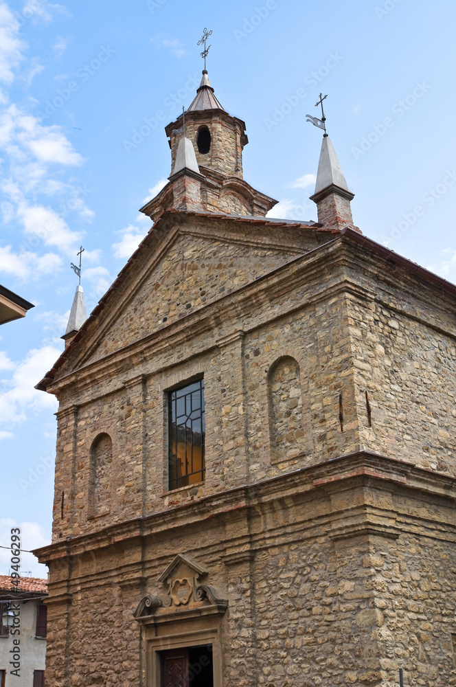 Church of St. Lorenzo. Bobbio. Emilia-Romagna. Italy.