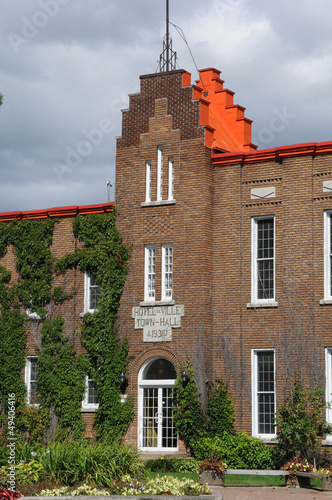 Quebec, the old city hall of Dolbeau Mistassini photo