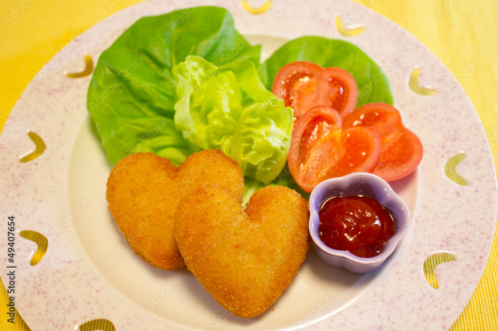 ハートコロッケ