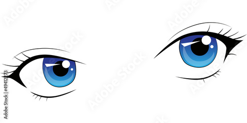Manga Augen Ausdruck