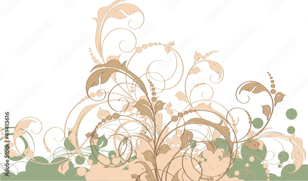 Abstract floral background Abstract floral background