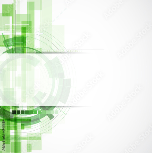 abstract eco futuristic super computer technology business backg