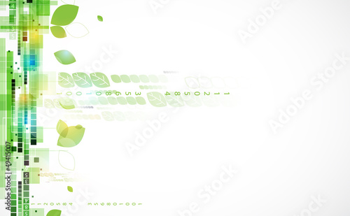 abstract retro ecology computer technology business background