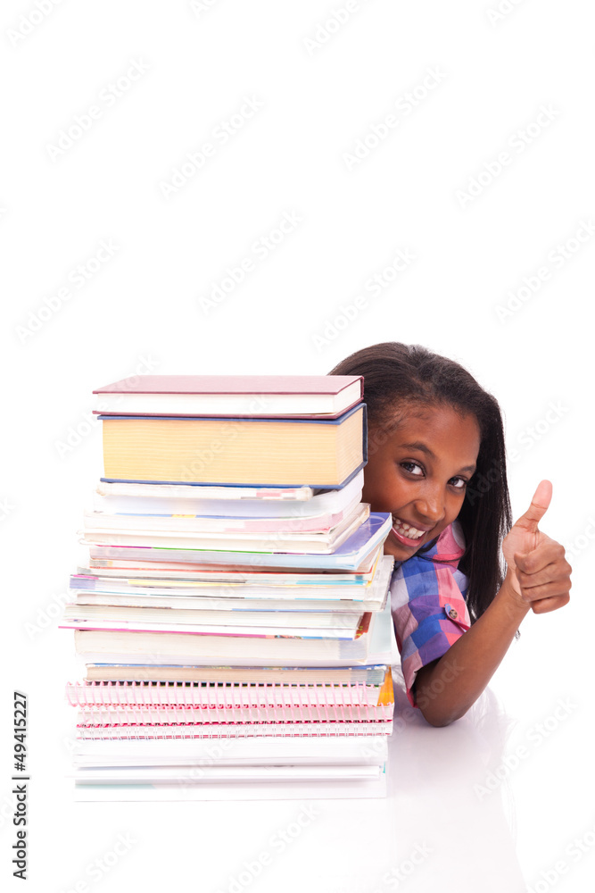 young african Student isolated on white background young african Student isolated on white background