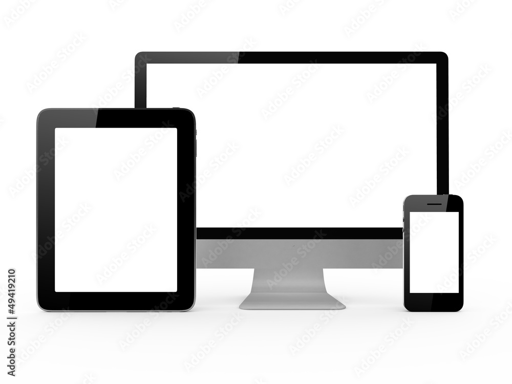 Monitor, Mobile Phone and Tablet Monitor, Mobile Phone and Tablet