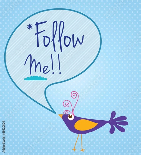 follow me and follow us