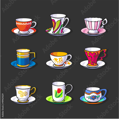 Tea caps. Set