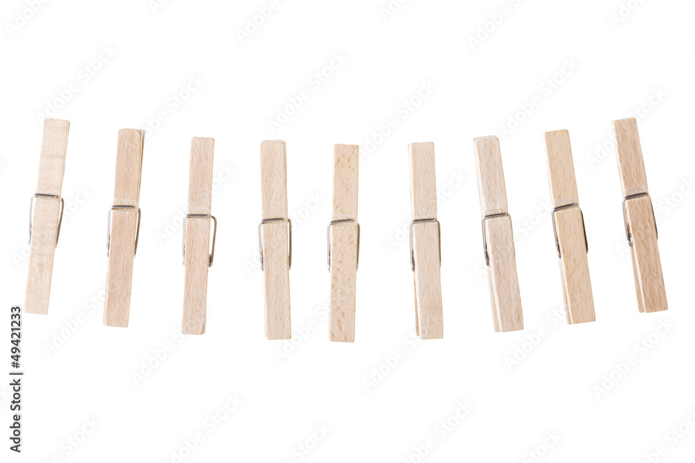 Wooden clothespin Wooden clothespin