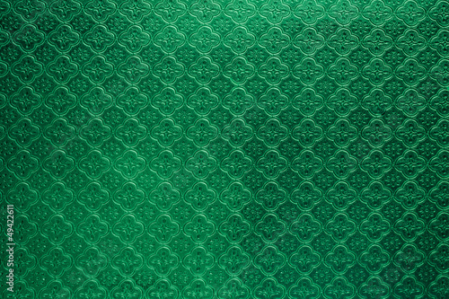Green Tiled glass