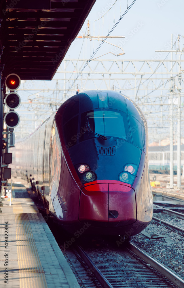 Obraz premium high speed train