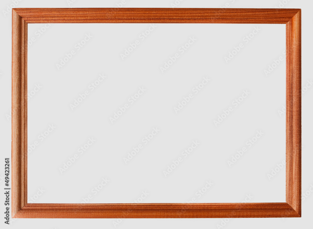 Obraz premium Vintage photo frame isolated on white background