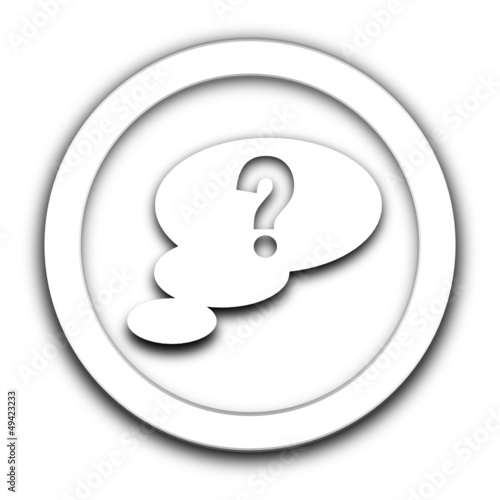 question vignette blanche