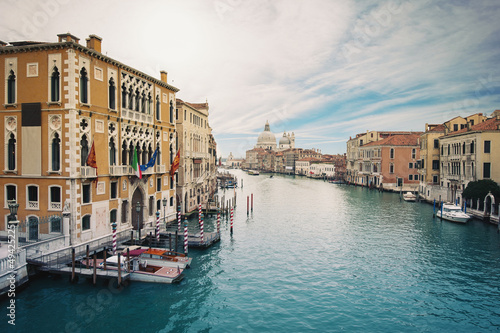 Grand canal and Santa Maria della Salute, Venice, Italy. © pio3