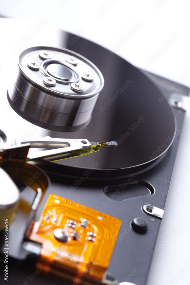 opened hard disk drive opened hard disk drive