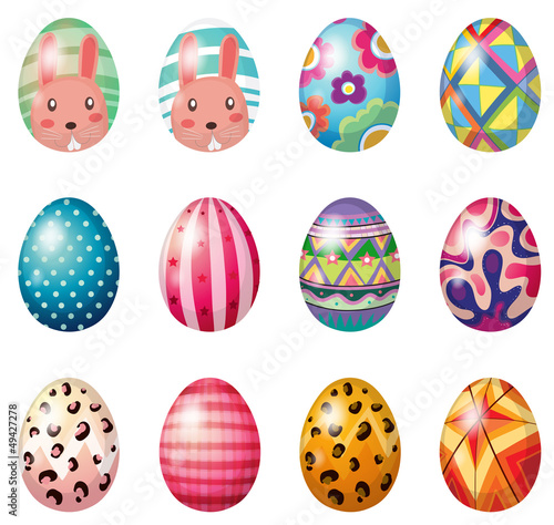Painted easter eggs