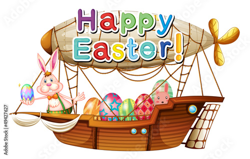 A unique happy easter greeting
