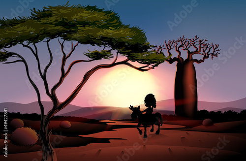 Sunset scenery