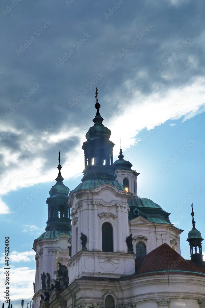Fototapeta premium Chiesa di San Nicola, Praga, Repubblica Ceca
