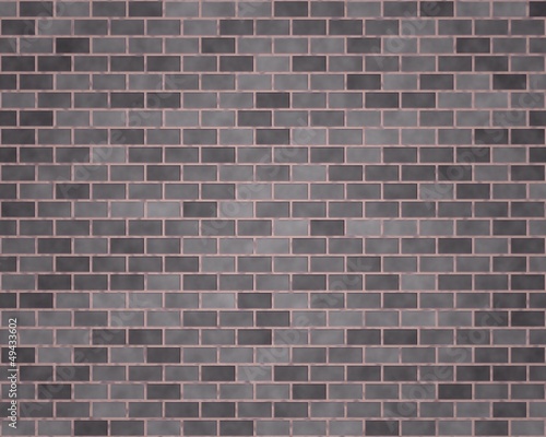 Wall with different blue bricks