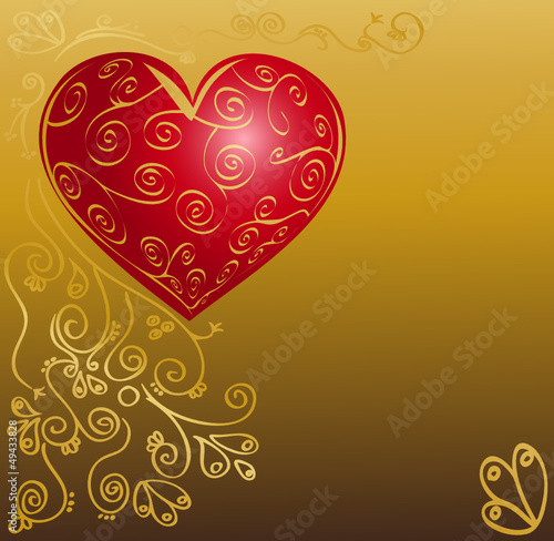 Romantic Sweet Heart 3d