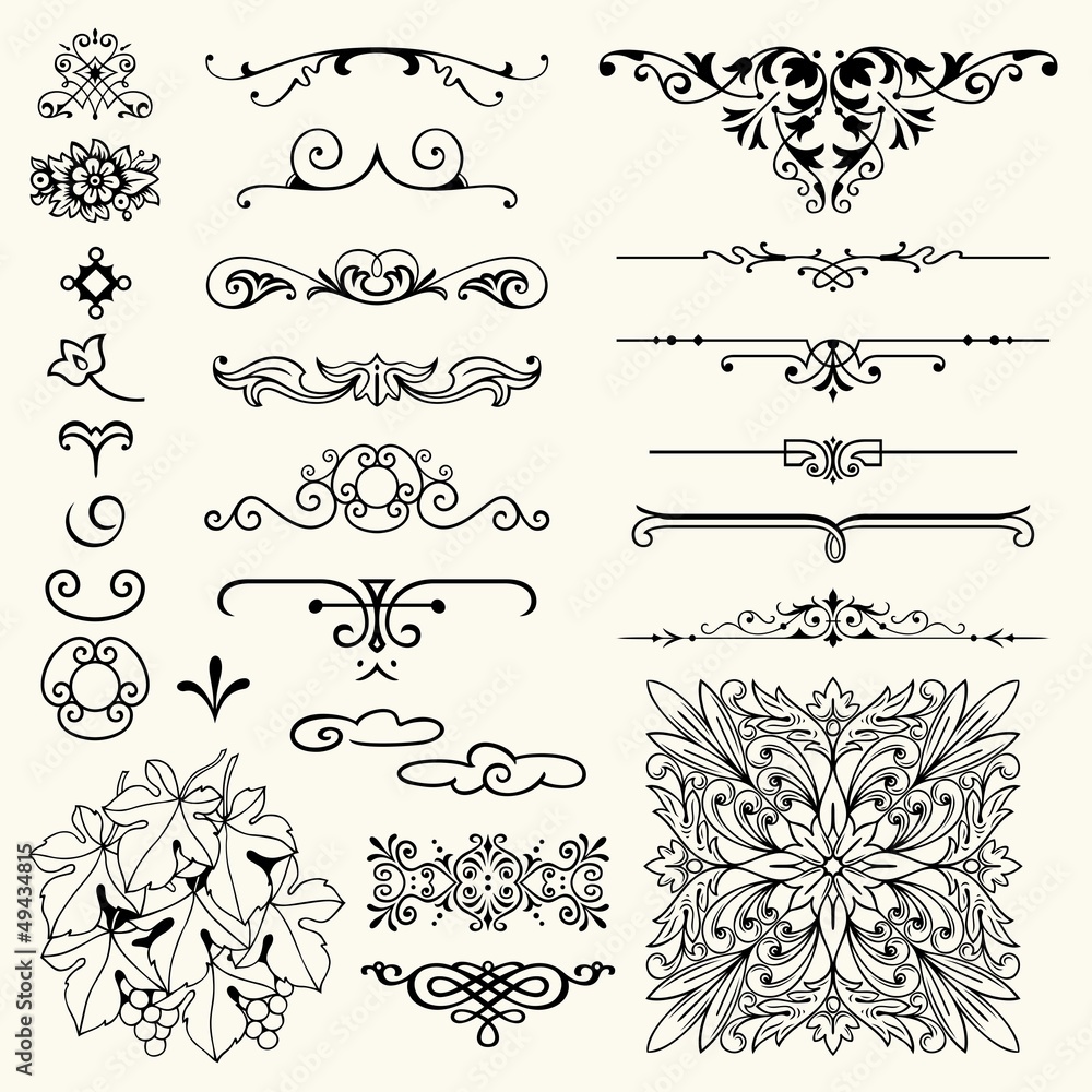 Obraz premium Design elements