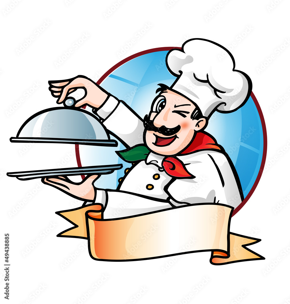 chef presenting the dish