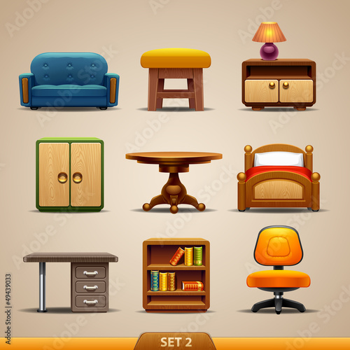 Furniture icons-set 2