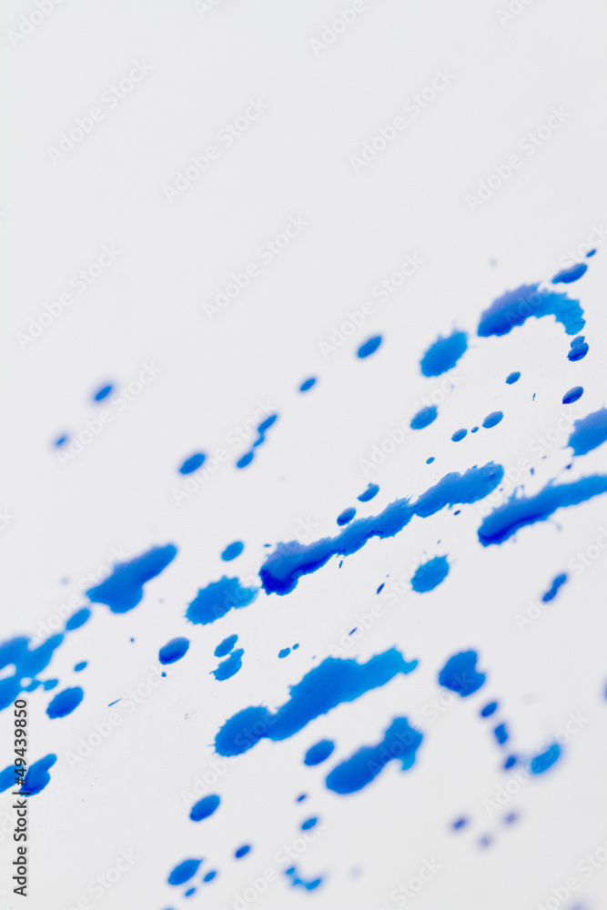 Blue splatter Blue splatter