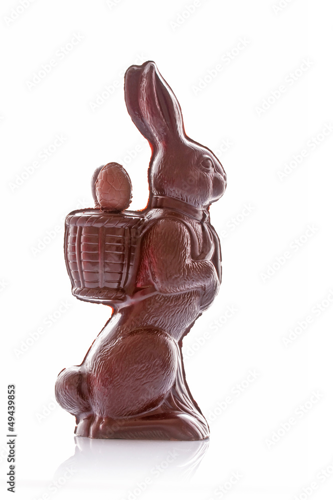 Fototapeta premium Lapin de Pâques en chocolat