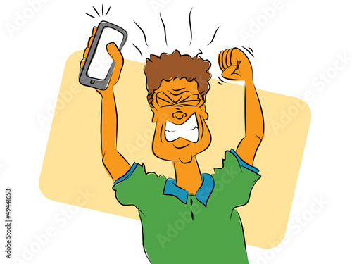 Frustrated Smart Phone User