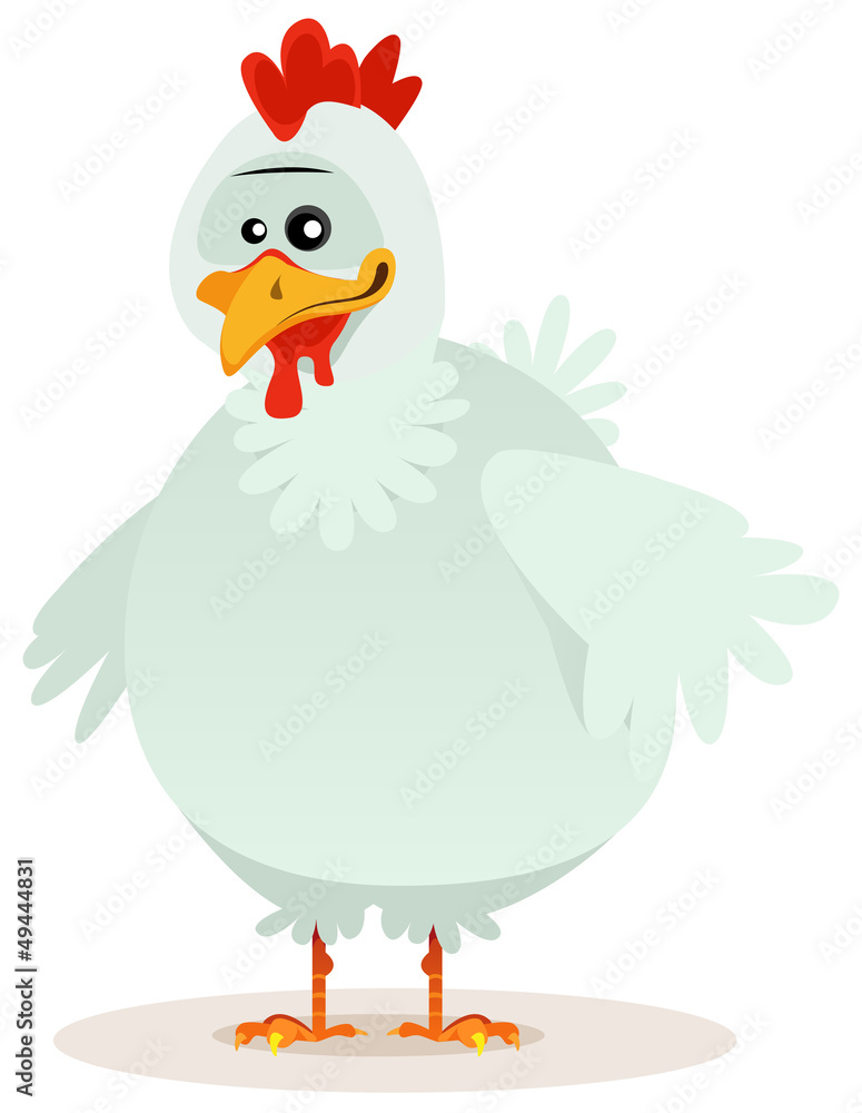 Cute Chicken Character