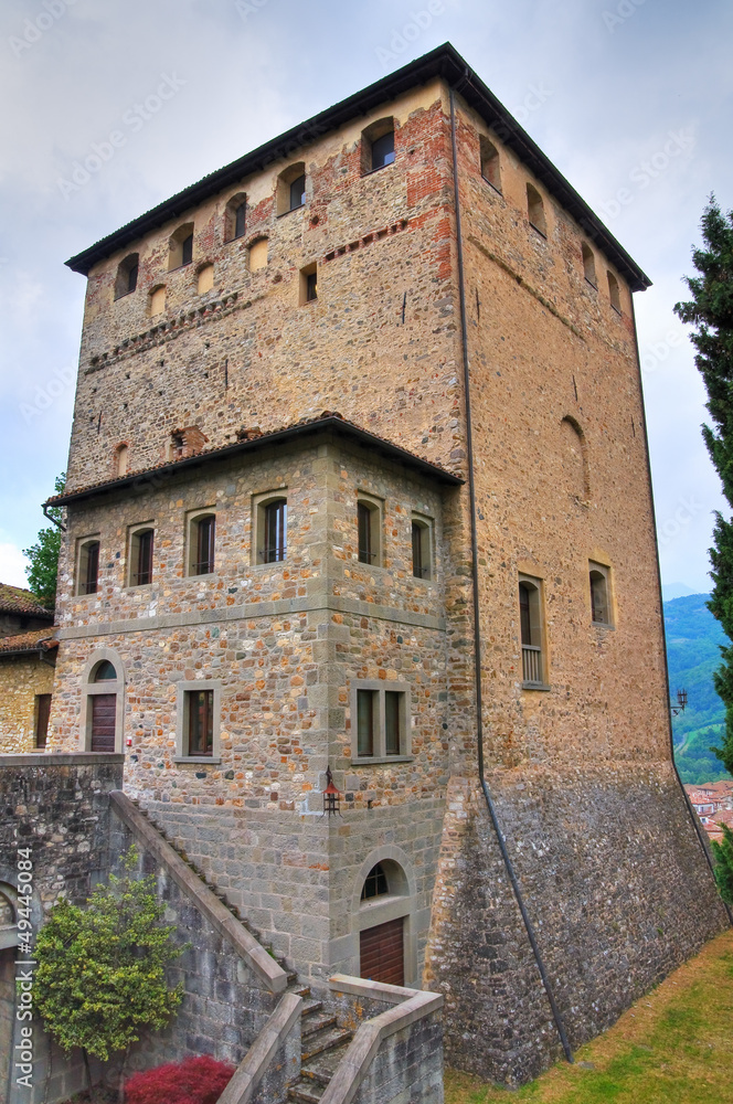 Castle of Malaspina - Dal Verme. Bobbio. Emilia-Romagna. Italy.
