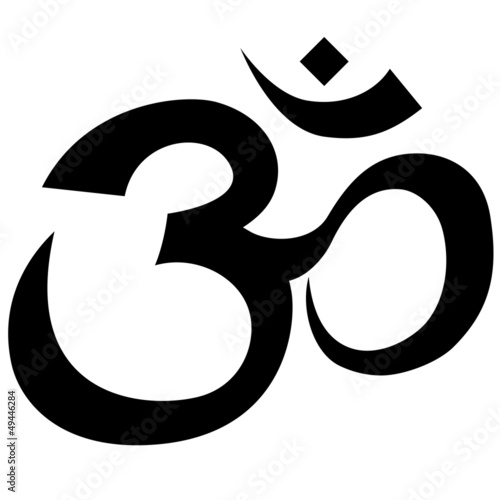 Hindu symbol outline
