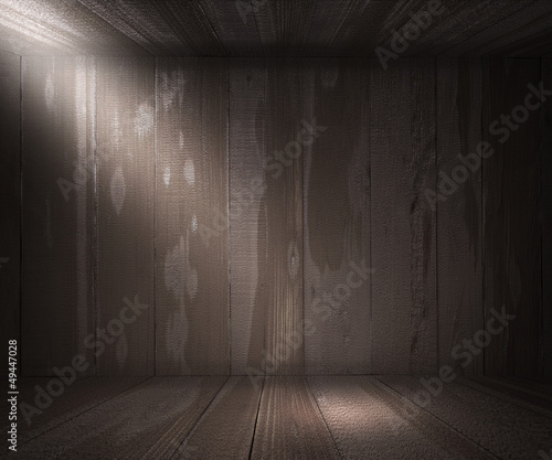 Gray Wooden Spotlight Room Background Texture