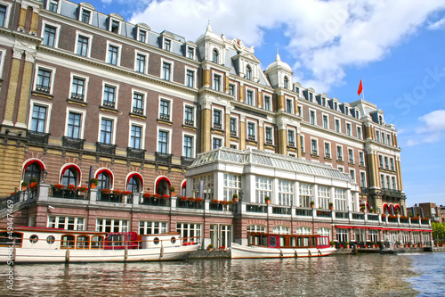 Canvas Print Amstel hotel in Amsterdam